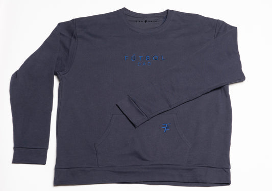 Fútbol Familia | “Fútbol Dad” Embroidered Pocket Crew Sweater