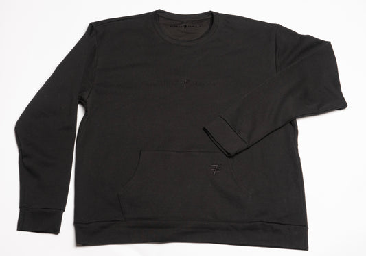 Fútbol Familia | Brand Embroidered Pocket Crew Sweater